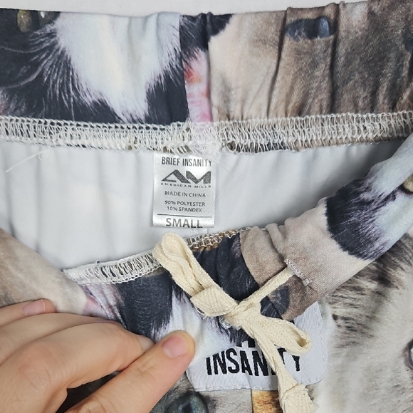 Brief Insanity You Had Me At Meow Cat Lover's Delight Pajama Pants Small - Picture 8 of 13